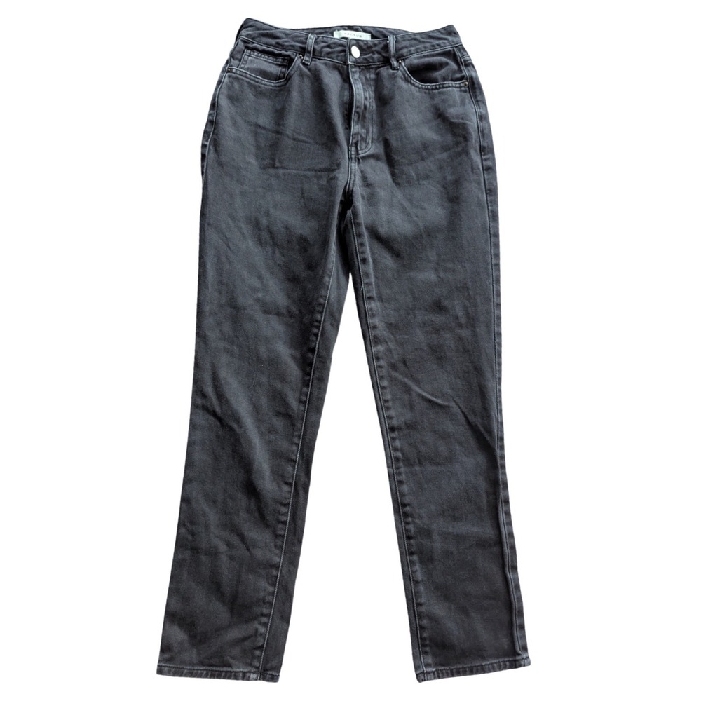 PacSun Black Denim Straight Leg Jeans Y2K High Rise Boyfriend Women's Sz 28x27